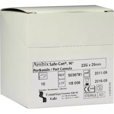 AMBIX Safe-Can Portpunkt.Kan.22 Gx25 mm böjd, 10 st