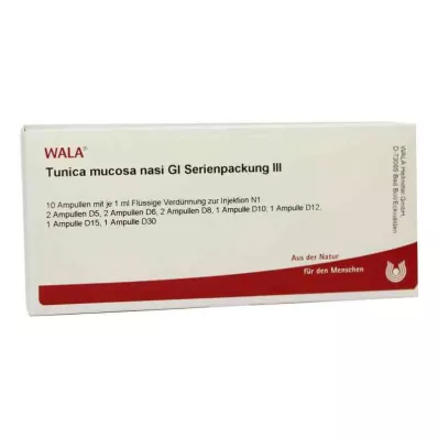 TUNICA mucosa nasi GL Serieförpackning 3 ampuller, 10X1 ml TUNICA mucosa nasi GL Serieförpackning 3 ampuller, 10X1 ml
