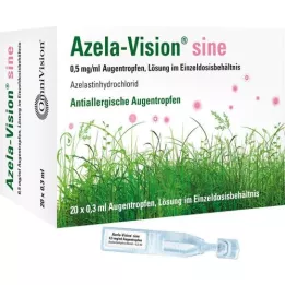 AZELA-Vision sine 0,5 mg/ml oftalmisk lösning, engångsdos, 20X0,3 ml