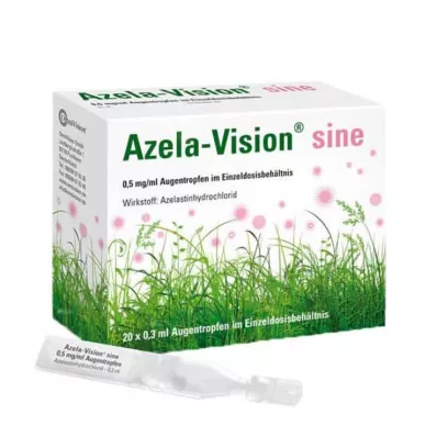 AZELA-Vision sine 0,5 mg/ml oftalmisk lösning, engångsdos, 20X0,3 ml AZELA-Vision sine 0,5 mg/ml oftalmisk lösning, engångsdos, 20X0,3 ml