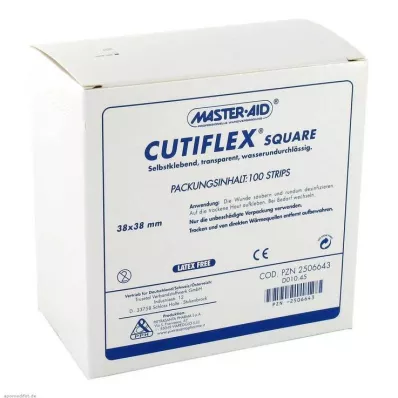 CUTIFLEX Foliepatch kvadrat 38x38 mm MasterAid, 100 st CUTIFLEX Foliepatch kvadrat 38x38 mm MasterAid, 100 st