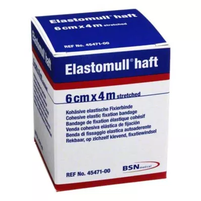 ELASTOMULL självhäftande 6 cmx4 m fixeringsbandage, 1 st ELASTOMULL självhäftande 6 cmx4 m fixeringsbandage, 1 st