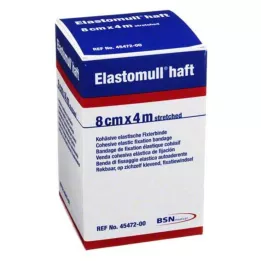 ELASTOMULL självhäftande 8 cmx4 m fixeringsbandage, 1 st