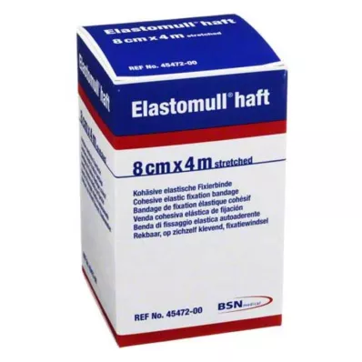 ELASTOMULL självhäftande 8 cmx4 m fixeringsbandage, 1 st