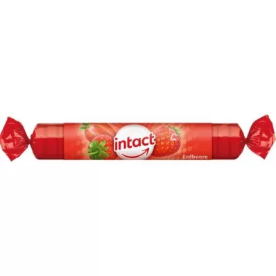 INTACT Dextrosrulle jordgubbe, 1 st