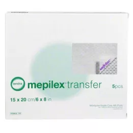 MEPILEX Transferskumförband 15x20 cm sterilt, 5 st