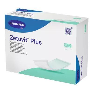 ZETUVIT Plus extra stark absorberande kompress, steril 20x25 cm, 10 st ZETUVIT Plus extra stark absorberande kompress, steril 20x25 cm, 10 st