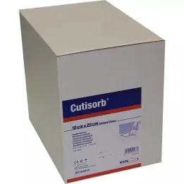 CUTISORB Absorberande kompresser, icke-sterila, 10x20 cm, 100 st