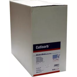 CUTISORB Absorberande kompresser, icke-sterila 20x40 cm, 50 st