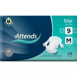 ATTENDS Slip Active 9 M, 28 st