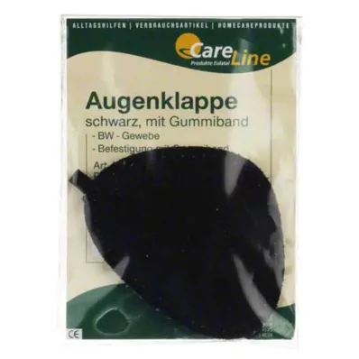AUGENKLAPPE med resårband svart, 1 st