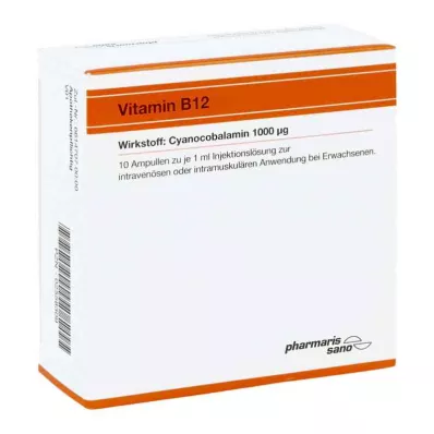 VITAMIN B12 RÖWO 1 000 μg ampuller, 10X1 ml