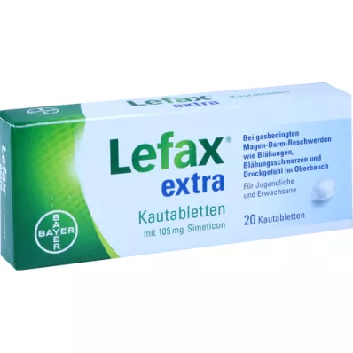 LEFAX extra tuggtabletter, 20 st