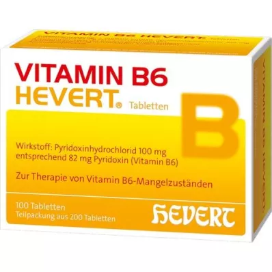 VITAMIN B6 HEVERT tabletter, 200 st