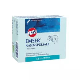 EMSER Nasal sköljning salt fysiologisk påse, 20 st