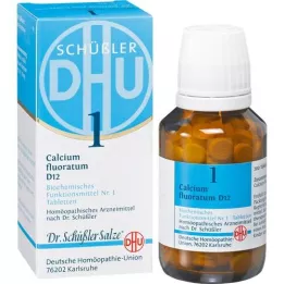 BIOCHEMIE DHU 1 Kalciumfluoratum D 12 tabletter, 200 st