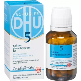 BIOCHEMIE DHU 5 Kalium phosphoricum D 6 tabletter, 200 st