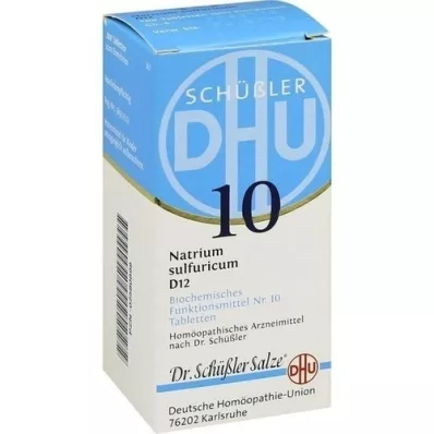 BIOCHEMIE DHU 10 Natrium sulfuricum D 12 tabletter, 200 st