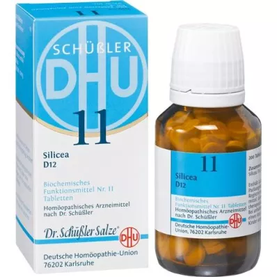 BIOCHEMIE DHU 11 Silicea D 12 tabletter, 200 st