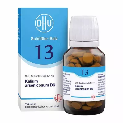 BIOCHEMIE DHU 13 Kalium arsenicosum D 6 tabletter, 200 st BIOCHEMIE DHU 13 Kalium arsenicosum D 6 tabletter, 200 st