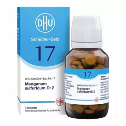BIOCHEMIE DHU 17 Manganum sulphuricum D 12 tbl, 200 st
