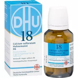 BIOCHEMIE DHU 18 Calcium sulphuratum D 6 tabletter, 200 st