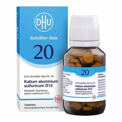 BIOCHEMIE DHU 20 Kalium alun.svavel.D 12 tabletter, 200 st BIOCHEMIE DHU 20 Kalium alun.svavel.D 12 tabletter, 200 st