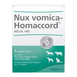 NUX VOMICA HOMACCORD ad us.vet.ampuller, 5 st