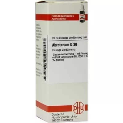 ABROTANUM D 30 Utspädning, 20 ml