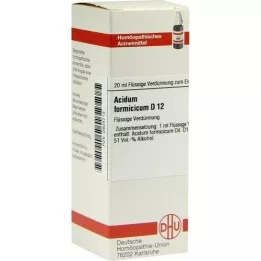 ACIDUM FORMICICUM D 12 Utspädning, 20 ml