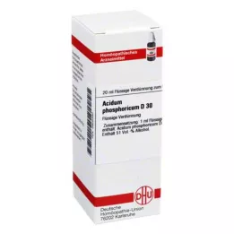 ACIDUM PHOSPHORICUM D 30 Utspädning, 20 ml