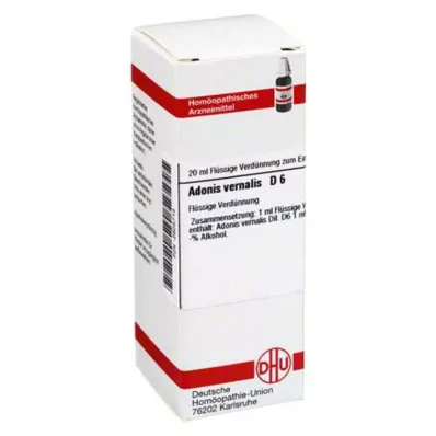 ADONIS VERNALIS D 6 Utspädning, 20 ml ADONIS VERNALIS D 6 Utspädning, 20 ml