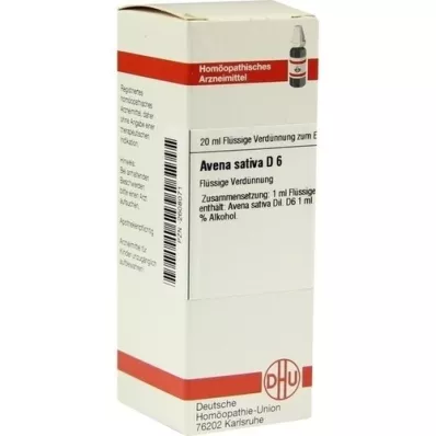 AVENA SATIVA D 6 Utspädning, 20 ml