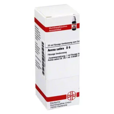 AVENA SATIVA D 6 Utspädning, 20 ml
