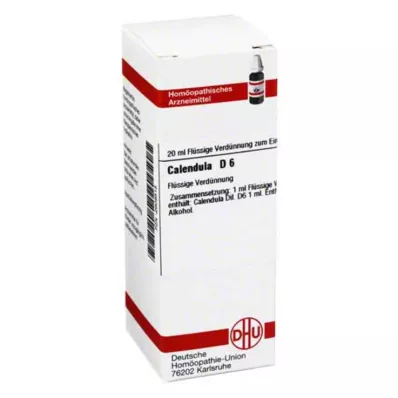 CALENDULA D 6 Utspädning, 20 ml