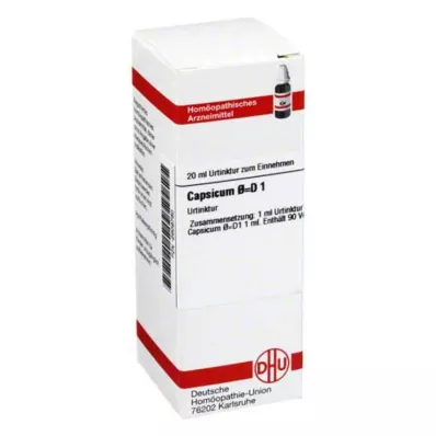 CAPSICUM modertinktur D 1, 20 ml
