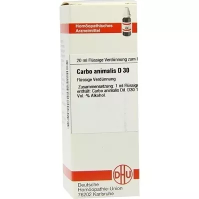 CARBO ANIMALIS D 30 utspädning, 20 ml