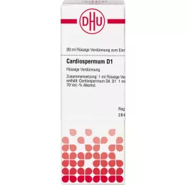 CARDIOSPERMUM D 1 Utspädning, 20 ml