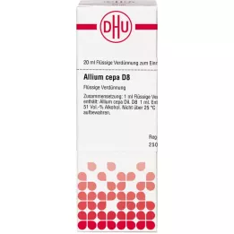 ALLIUM CEPA D 8 utspädning, 20 ml