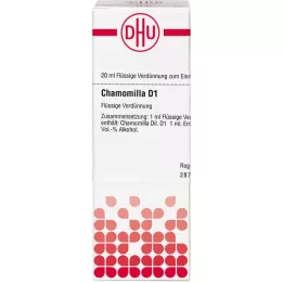 CHAMOMILLA D 1 Utspädning, 20 ml