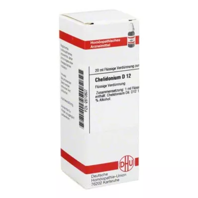 CHELIDONIUM D 12 Utspädning, 20 ml