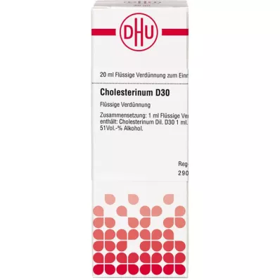 CHOLESTERINUM D 30 Utspädning, 20 ml
