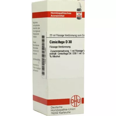 CIMICIFUGA D 30 Utspädning, 20 ml