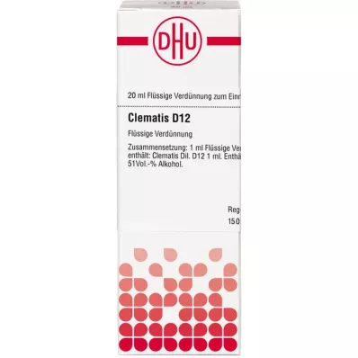 CLEMATIS D 12 Utspädning, 20 ml