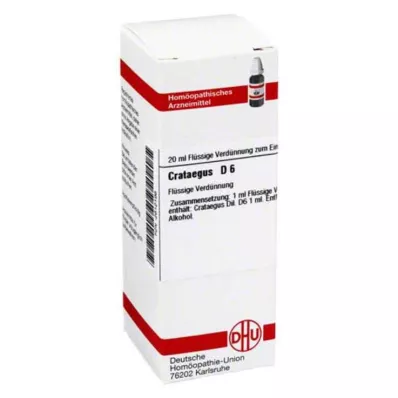 CRATAEGUS D 6 Utspädning, 20 ml