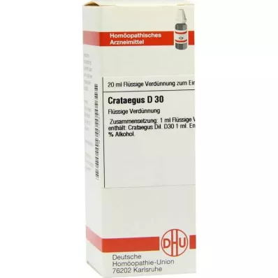 CRATAEGUS D 30 utspädning, 20 ml