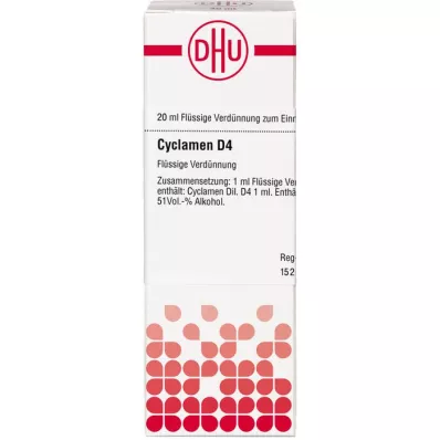 CYCLAMEN D 4 utspädning, 20 ml