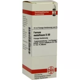 FERRUM METALLICUM D 30 utspädning, 20 ml