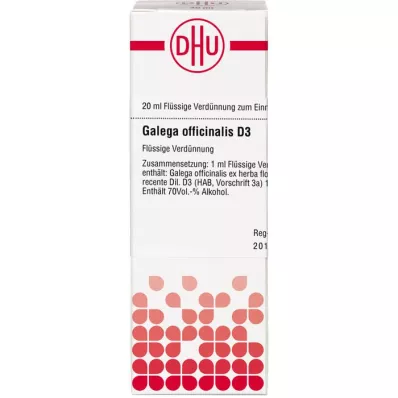 GALEGA officinalis D 3 utspädning, 20 ml