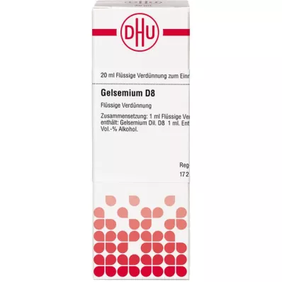 GELSEMIUM D 8 utspädning, 20 ml